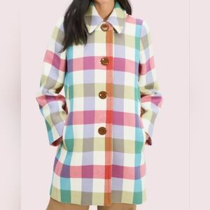 Sold Kate SpadeCoat size 0 US Never worn, multicolor.